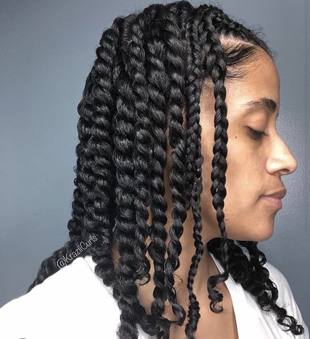 20 Low Maintenance Twisted Hairstyles for Natural Hair