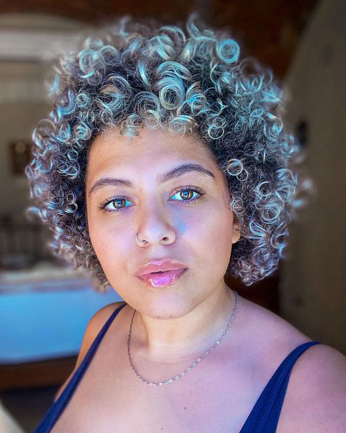 15 Photos of Dreamy Silver Curls Coils and Waves