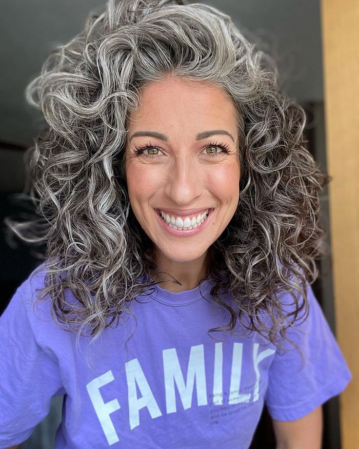 15 Photos of Dreamy Silver Curls Coils and Waves