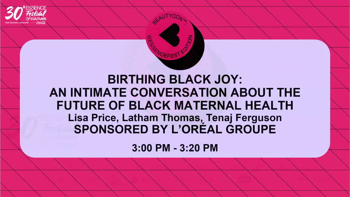 Birthing Black Joy: An Intimate Conversation About The Future of Black Maternal Health powered by L’Oréal